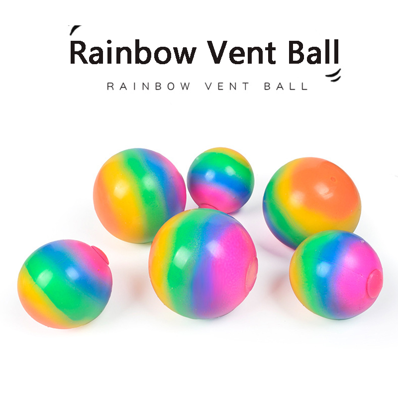 Decompression Toy Squish Squeeze Rubber Stressball Anxiety Stress Relief Autism Fidget Jelly Squishy Rainbow Vent Ball Squeezy for Kid Adult
Decompression Toy Squish Squeeze Rubber Stressball Anxiety Stress Relief Autism Fidget Jelly Squishy Rainbow Vent Ball Squeezy for Kid Adult