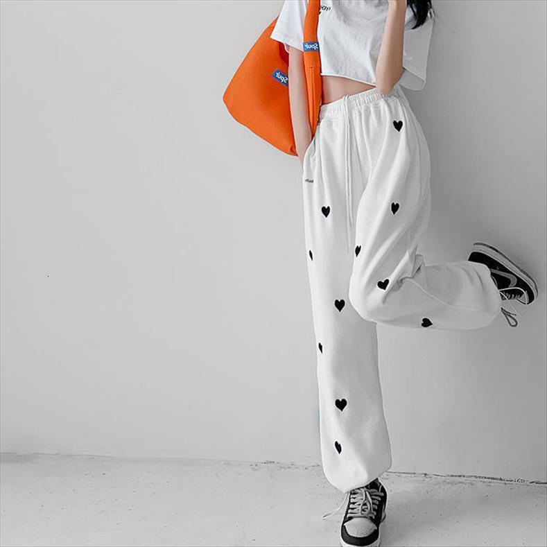 love printed straight sweatpants loose women capri high waist leggings all match casual sports pants trousers streetwear white, Black;white
love printed straight sweatpants loose women capri high waist leggings all match casual sports pants trousers streetwear white, Black;white