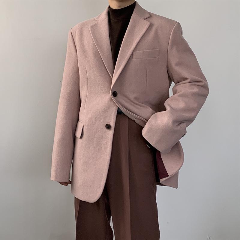 Men's Suits & Blazers 2021 Lotus Root Pink Korean Temperament Coat Two Buttons Casual Suit Lovers, White;black
Men's Suits & Blazers 2021 Lotus Root Pink Korean Temperament Coat Two Buttons Casual Suit Lovers, White;black