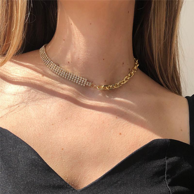 Chokers European And American Fashion Jewelry Exaggeration Thick Hip Hop Style Necklace Male Female Simple Personality Clavicle
Chokers European And American Fashion Jewelry Exaggeration Thick Hip Hop Style Necklace Male Female Simple Personality Clavicle