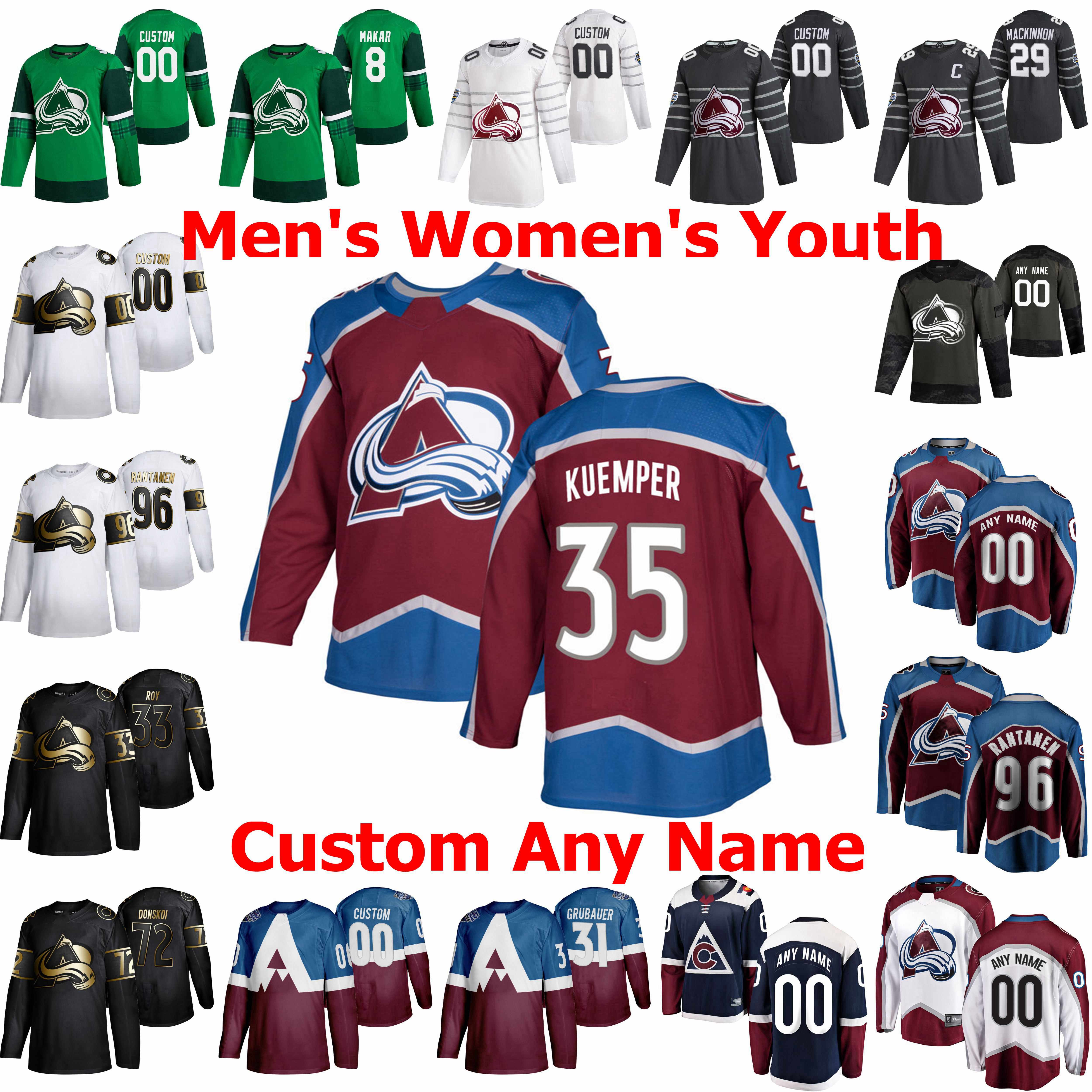 Colorado Avalanche Hockey Jerseys Darcy Kuemper Jersey Kurtis MacDermid Nathan MacKinnon Gabriel Landeskog Philipp Grubauer Mikko Rantanen Custom Stitched, Mens maroon stadium
Colorado Avalanche Hockey Jerseys Darcy Kuemper Jersey Kurtis MacDermid Nathan MacKinnon Gabriel Landeskog Philipp Grubauer Mikko Rantanen Custom Stitched, Mens maroon stadium