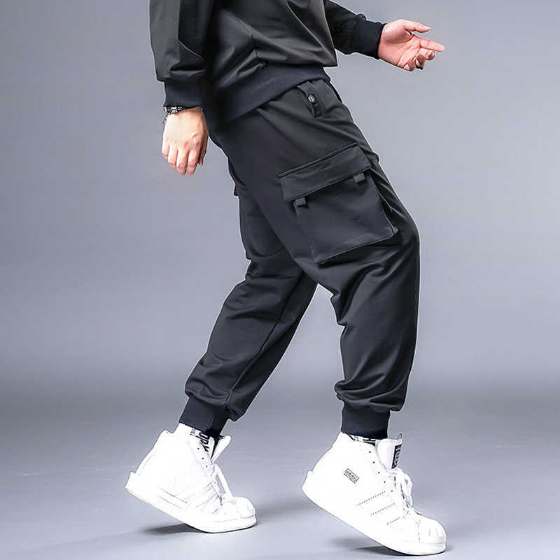 Baggy Pants Men Hip Hop Streetwear Cargo Pant Big Size 7XL Sweatpants Male Jogger Oversize Fashion Trousers Plus Szie HX530 X0615