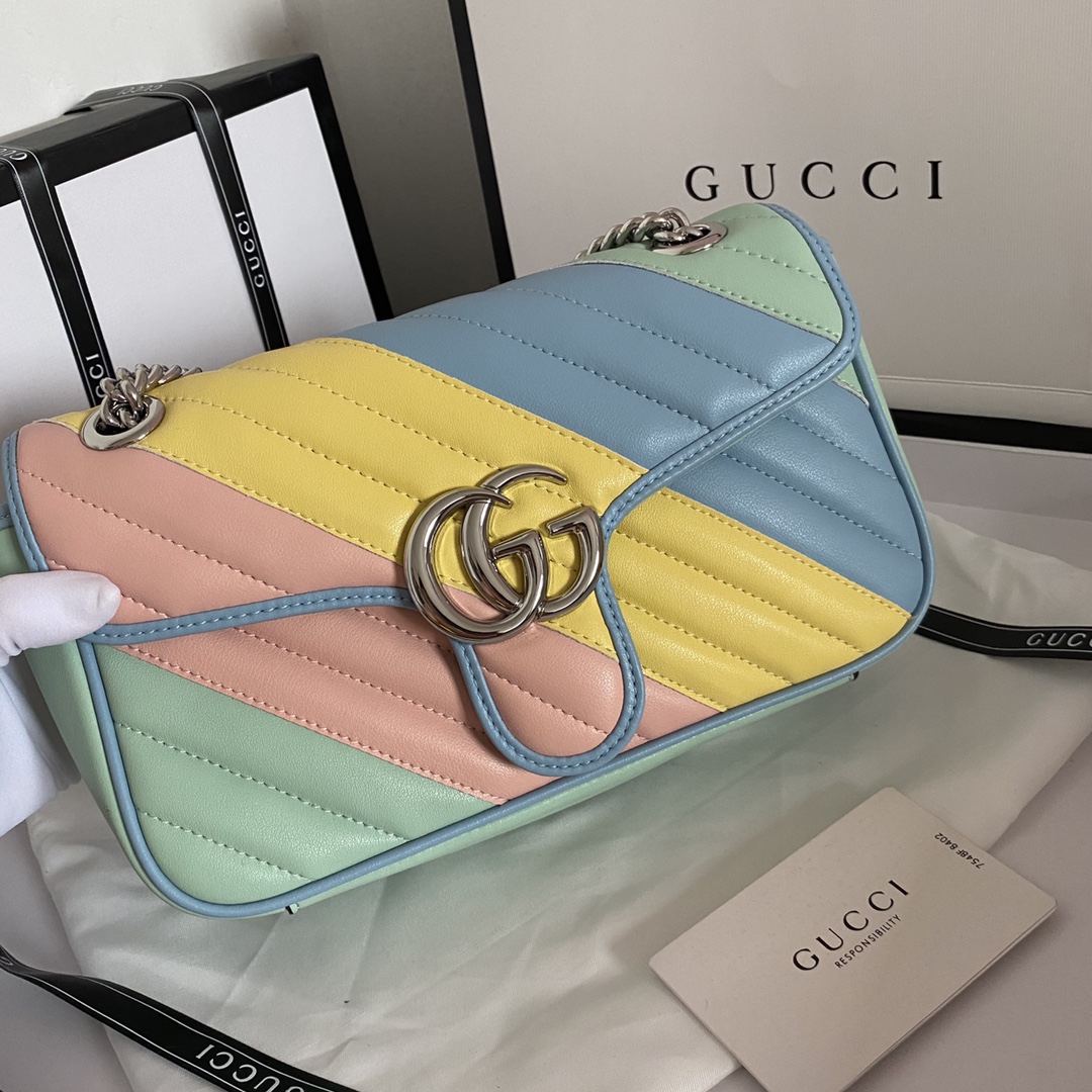 GUCCI Newset Women Lady Messenger Bags 22cm Love heart V Wave Pattern Satchel Genuine Leather Shoulder Bag Chain Handbags Purse
GUCCI Newset Women Lady Messenger Bags 22cm Love heart V Wave Pattern Satchel Genuine Leather Shoulder Bag Chain Handbags Purse