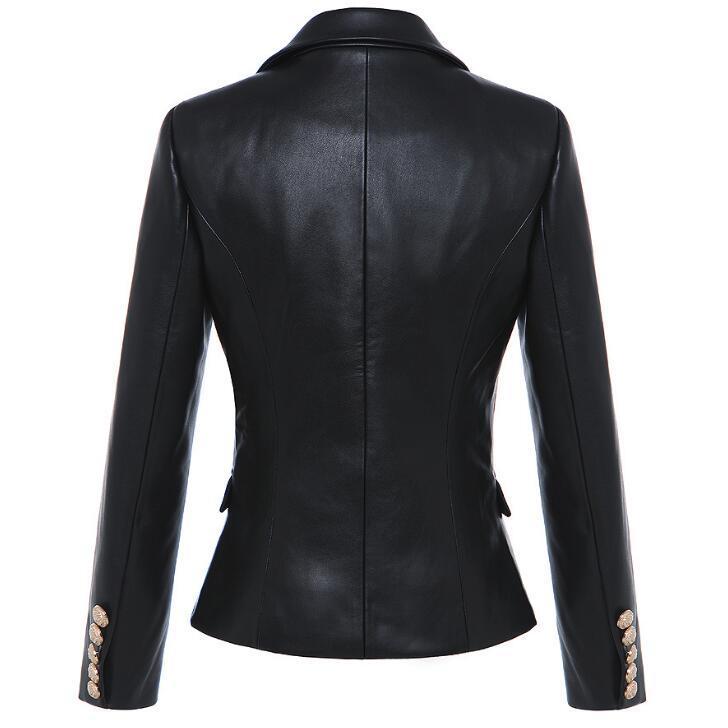 Women' Leather & Faux 2021 Luxury Women Double Breasted High Quality Vintage Sheepskin Slim Fit Chic Jacket Coat Female Plus Size XXXL, Black
Women' Leather & Faux 2021 Luxury Women Double Breasted High Quality Vintage Sheepskin Slim Fit Chic Jacket Coat Female Plus Size XXXL, Black