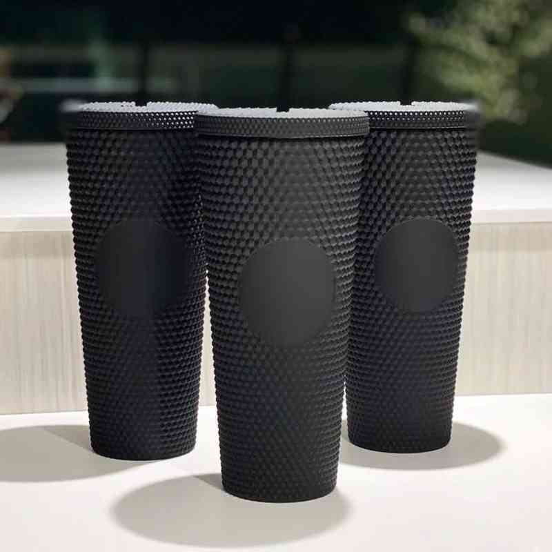 Cup Black Durian Matte Pineapple Studded Cup Plastic Studded Grid Coffee Tumbler Cups with Lid and Straw6502225, Orange
Cup Black Durian Matte Pineapple Studded Cup Plastic Studded Grid Coffee Tumbler Cups with Lid and Straw6502225, Orange