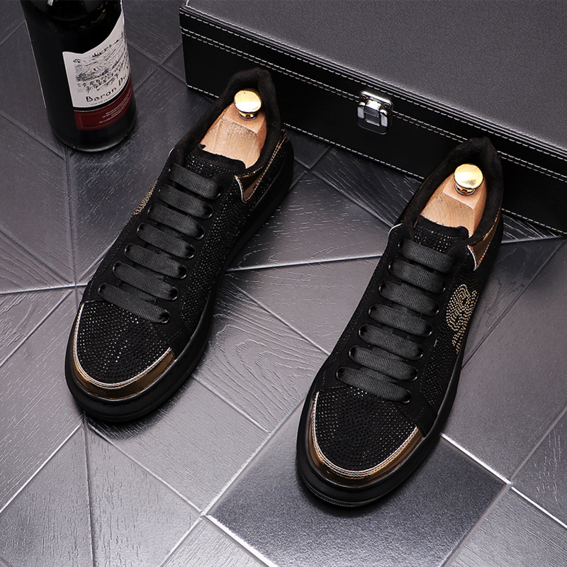 Man dress platform shoes Deerskin Skull Rhinestone designer mens luxury flats office Casual
Man dress platform shoes Deerskin Skull Rhinestone designer mens luxury flats office Casual