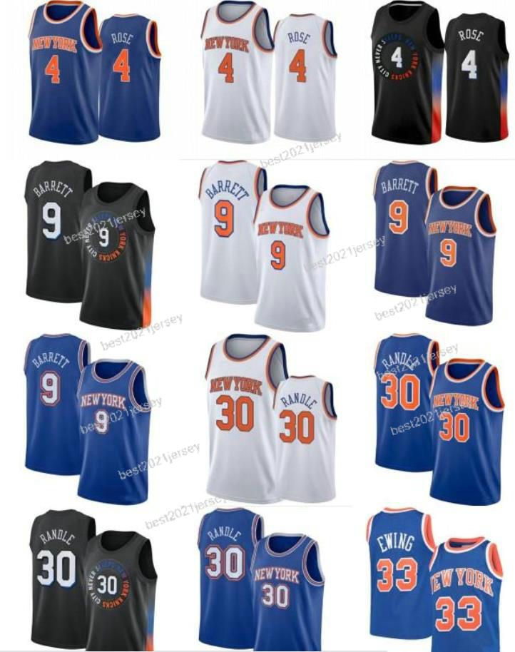 RJ 9 Barrett New Julius 30 Randle Basketball Jerseys Derrick York #4 Rose Knick Vintage Obi 1 Toppin Patrick 33 Ewing Black City Blue Stitched Jersey, Black;red
RJ 9 Barrett New Julius 30 Randle Basketball Jerseys Derrick York #4 Rose Knick Vintage Obi 1 Toppin Patrick 33 Ewing Black City Blue Stitched Jersey, Black;red