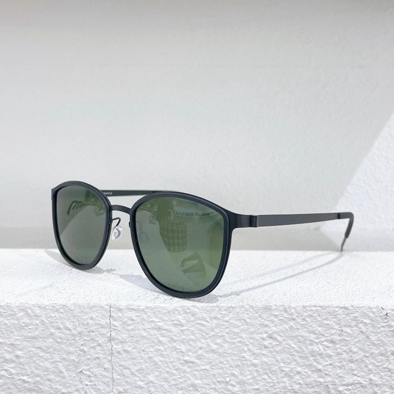 Fashion Sunglasses Frames Denmark Brand Eyeglasses Super Light Titanium Oval Polarized Glasses Frame Men's Screwless Ultra-light Optical Len