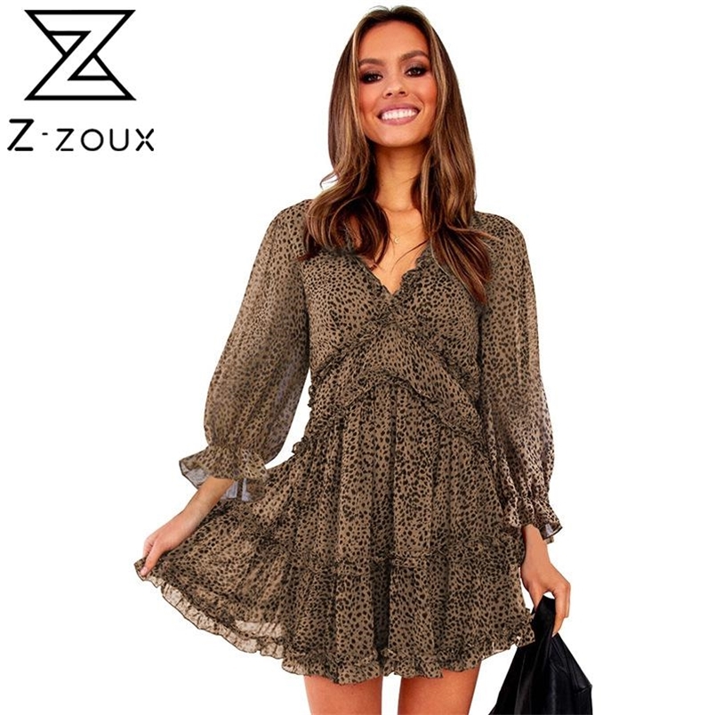 Women Dress Lantern Sleeve V-neck Vintage Girls Summer Plus Size Sexy Long Short Bohemian es For 210513