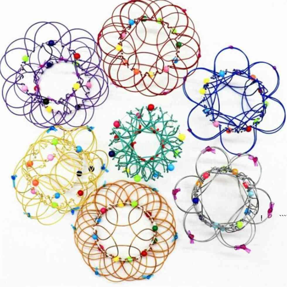 Multiple Changes Mandala Flower Basket Magic Flow Ring Fidget Toys Handmade Colored Iron Loops Wire Stress Reliever Relief Finger FWC7478
Multiple Changes Mandala Flower Basket Magic Flow Ring Fidget Toys Handmade Colored Iron Loops Wire Stress Reliever Relief Finger FWC7478