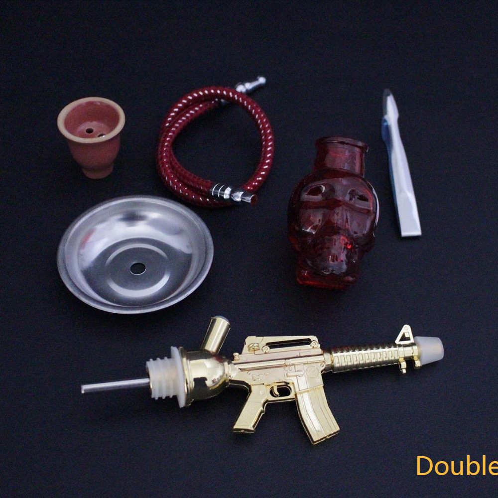 Glass hookah pot Arab single pipe portable shisha hookahs set 
Glass hookah pot Arab single pipe portable shisha hookahs set