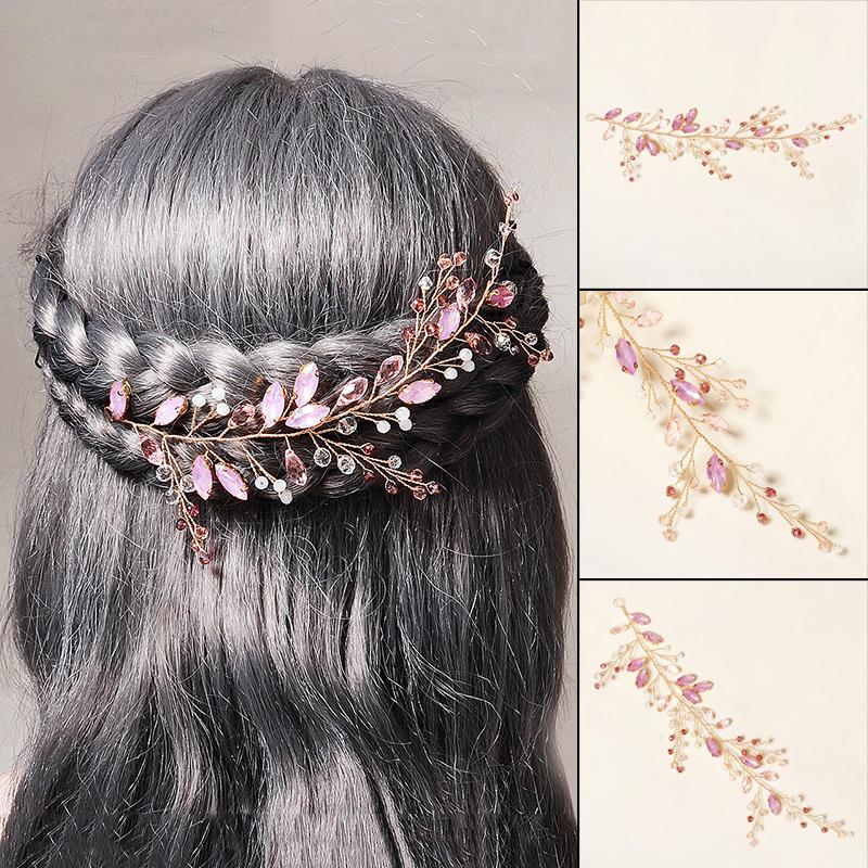 Hair Clips & Barrettes Leaf Headband Handmade Flower Design Headdress Sweet Bridal Crown Hoop Accessories For Bride Women LB
Hair Clips & Barrettes Leaf Headband Handmade Flower Design Headdress Sweet Bridal Crown Hoop Accessories For Bride Women LB