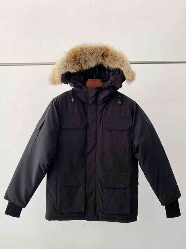 Men's Down & Parkas Canada Winter outdoor leisure sports down jacket white duck windproof parker long leather collar cap warm real wolf fur stylish classic KKDN, 1# shoe box
Men's Down & Parkas Canada Winter outdoor leisure sports down jacket white duck windproof parker long leather collar cap warm real wolf fur stylish classic KKDN, 1# shoe box