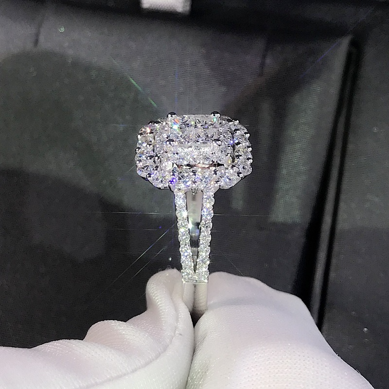 Classic Engagement Ring Design AAA White Cubic Zircon Female Women Wedding Band CZ Rings Jewelry