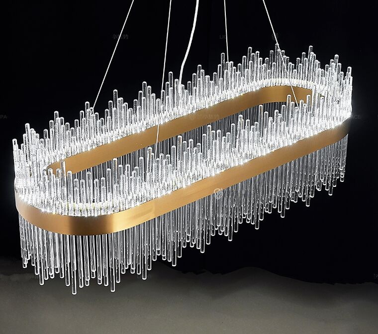 Light luxury chandelier post-modern crystal lamp Nordic minimalist living room lamp dining room bedroom LED
Light luxury chandelier post-modern crystal lamp Nordic minimalist living room lamp dining room bedroom LED