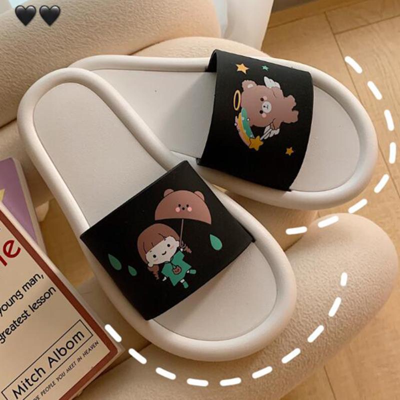 Fashion Cartoon Pattern Cute Women Slippers Outdoor Indoor Home Ladies Shoes Soft Bottom Non-slip Comfortable Slides Qq174, Black
Fashion Cartoon Pattern Cute Women Slippers Outdoor Indoor Home Ladies Shoes Soft Bottom Non-slip Comfortable Slides Qq174, Black