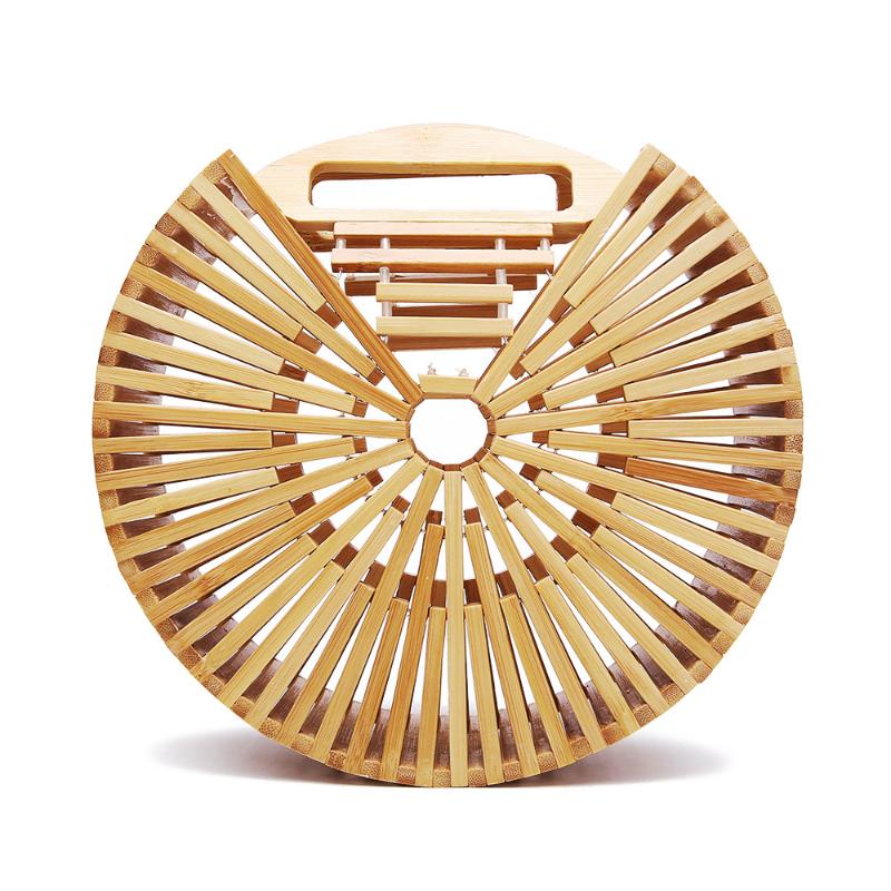Evening Bags Handbags Women Luxury Small Bamboo Fashion Designer Ladies Summer Round Beach Bag High Quality Casual Female Messenger 
Evening Bags Handbags Women Luxury Small Bamboo Fashion Designer Ladies Summer Round Beach Bag High Quality Casual Female Messenger