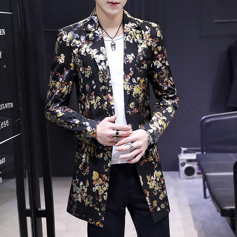 Men's Trench Coats Men Full Sleeve Long Print Windbreaker Spring And Autumn Outwear Causal Style Overcoats, Black
Men's Trench Coats Men Full Sleeve Long Print Windbreaker Spring And Autumn Outwear Causal Style Overcoats, Black