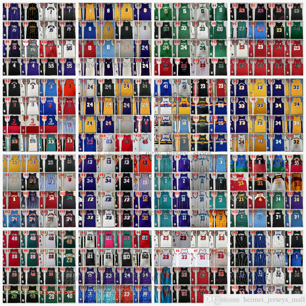 Mitchell and Ness Retro Basketball Jerseys Iverson Anthony Mutombo McGrady Yao Olajuwon Allen Ming Bibby Wade Chris Garnett Paul Ewing Hardaway Nash Barkley Webber, Select number of picture
Mitchell and Ness Retro Basketball Jerseys Iverson Anthony Mutombo McGrady Yao Olajuwon Allen Ming Bibby Wade Chris Garnett Paul Ewing Hardaway Nash Barkley Webber, Select number of picture