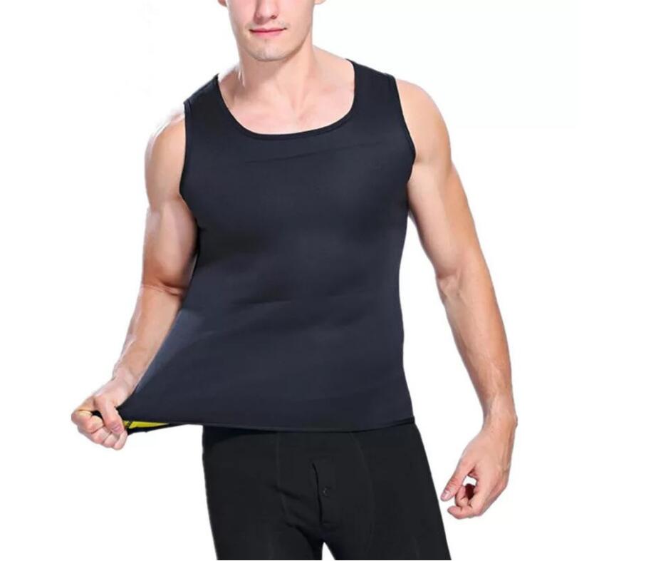 Slimming Belt Men Vest Body Shaper Neoprene Abdomen Fat Burning Shaperwear Waist Sweat Corset