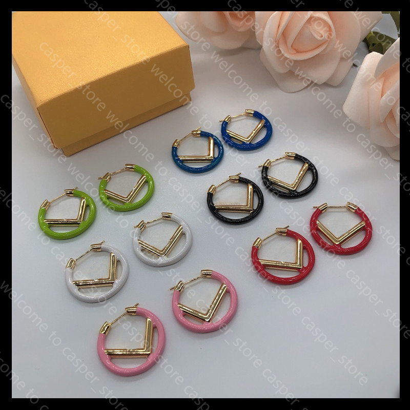 18 Styles Fashion Hoops Earring Luxurys Designers Earrings Womens Big Circle Simple Earrings For Woman Brands Gold Ear Stud Aretes With Box
18 Styles Fashion Hoops Earring Luxurys Designers Earrings Womens Big Circle Simple Earrings For Woman Brands Gold Ear Stud Aretes With Box