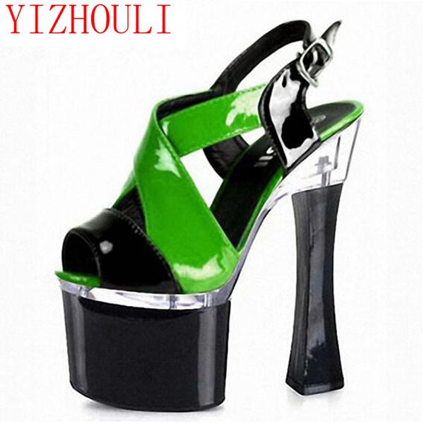 18cm Summer Sexy Pole Dancing Sandals For Women 2021 Fashion Clubbing High Heels 7 Inch Platform Color Block Shoes, Black
18cm Summer Sexy Pole Dancing Sandals For Women 2021 Fashion Clubbing High Heels 7 Inch Platform Color Block Shoes, Black