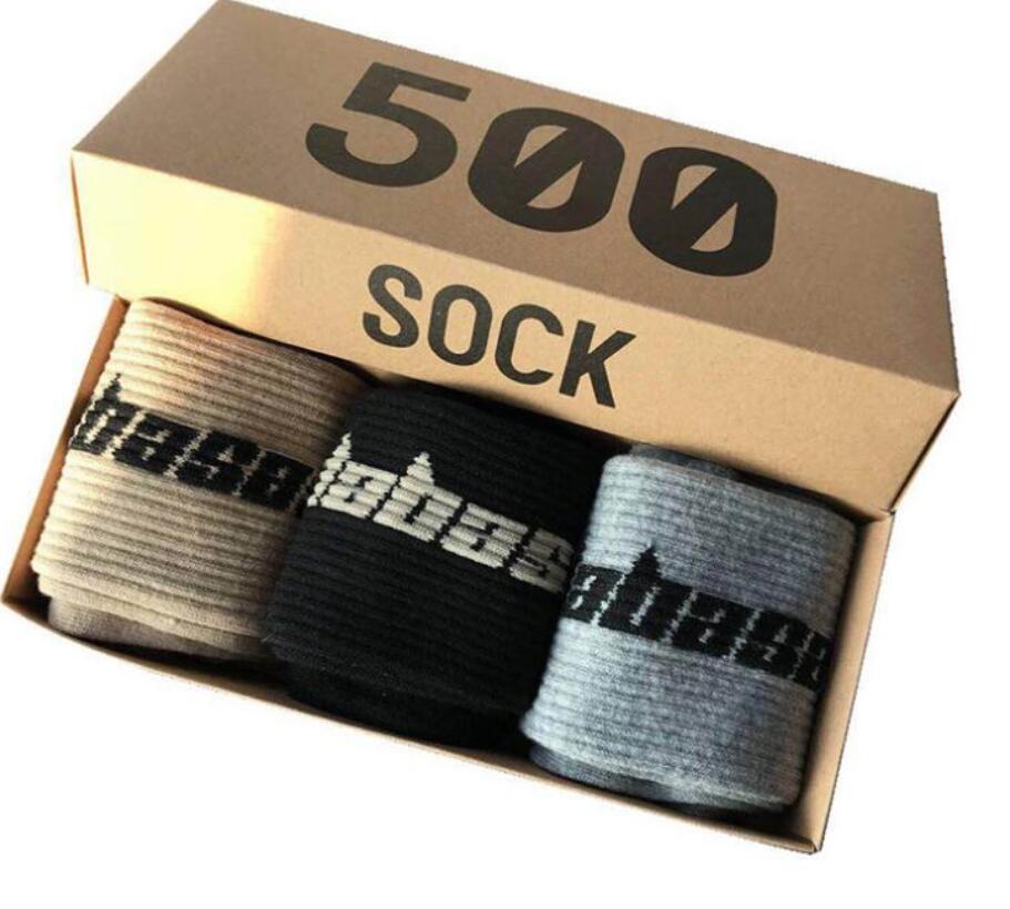 Men and Women Personality Sock 3 Pairs/Box Fashion Stock Crew SEASON 6 CALABASAS Socks Match 500 Tidal Youth