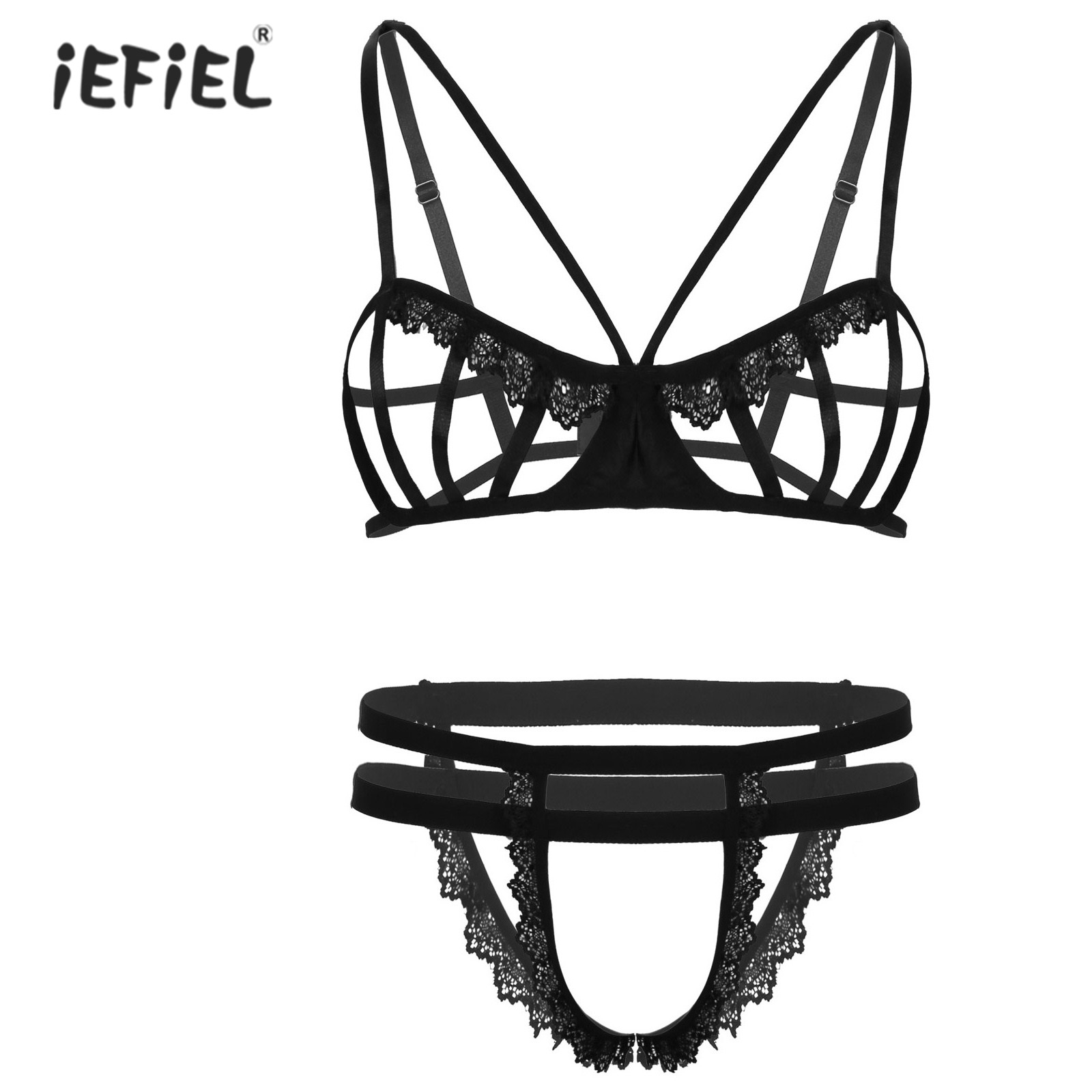 Mens Erotic Lingerie Set Hollow Out Sexy Crotchless Underwear Set Balconet Bra Top with Harness Briefs Panties Male Sleepwear
Mens Erotic Lingerie Set Hollow Out Sexy Crotchless Underwear Set Balconet Bra Top with Harness Briefs Panties Male Sleepwear