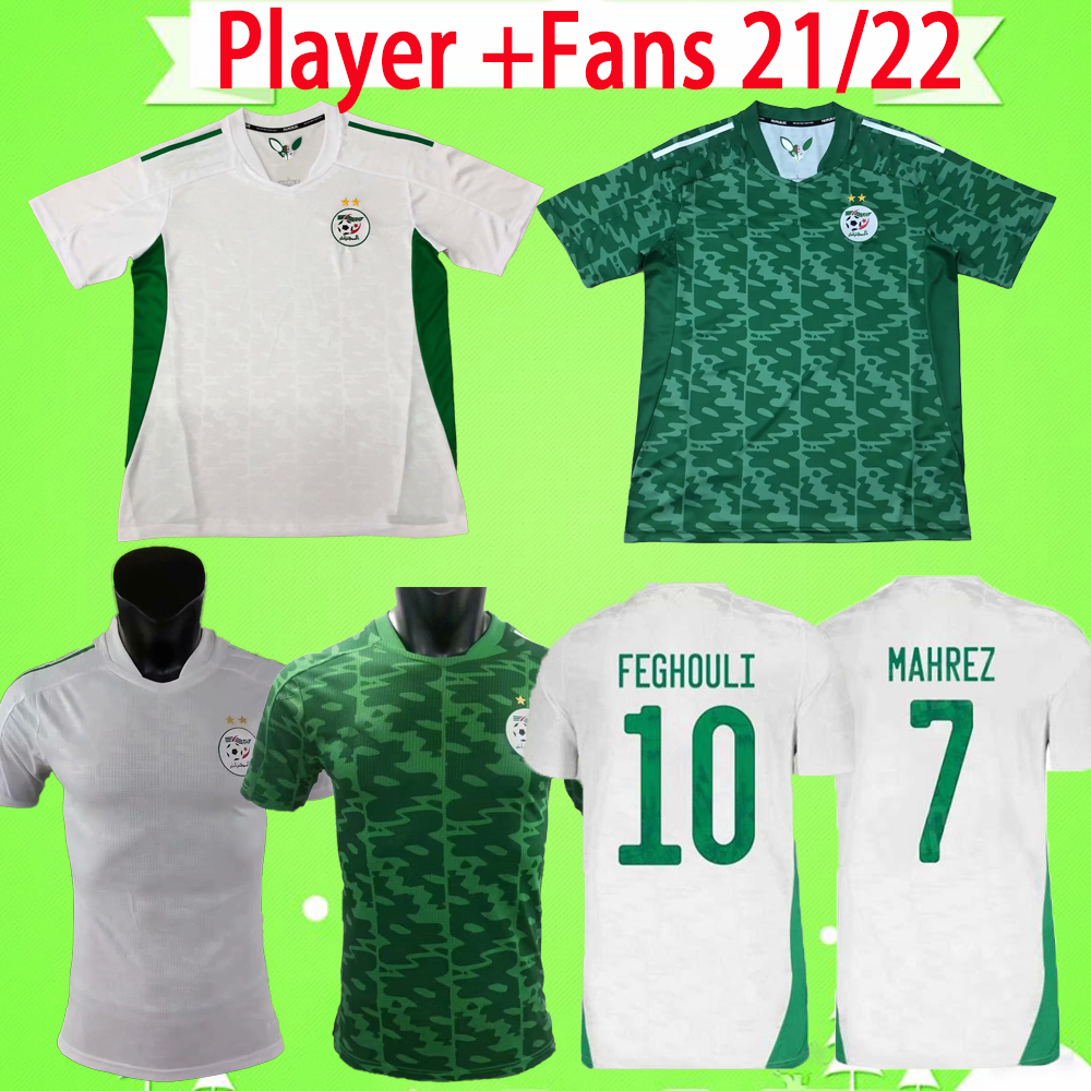 Player version fans 2021 2022 Algeria Soccer Jersey argelia 21 22 MAHREZ ATAL FEGHOULI SLIMANI BRAHIMI Home away white green BENNACER men kids Football Shirt, 2021 player version
Player version fans 2021 2022 Algeria Soccer Jersey argelia 21 22 MAHREZ ATAL FEGHOULI SLIMANI BRAHIMI Home away white green BENNACER men kids Football Shirt, 2021 player version
