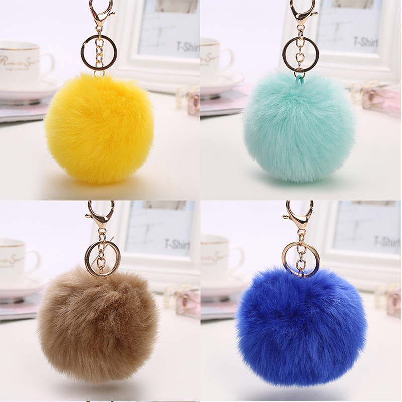 8CM Fluffy Fur Pom Keychains Jewelry Toys Soft Faux Rex Rabbit Ball Car Keyring Pompom Key Chains Gift For Baby Kids, As pic
8CM Fluffy Fur Pom Keychains Jewelry Toys Soft Faux Rex Rabbit Ball Car Keyring Pompom Key Chains Gift For Baby Kids, As pic