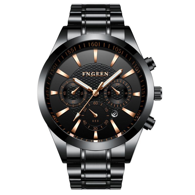 Wristwatches Luxury Mens Watch Top Brand FNGEEN Steel Military Sports Business Male Watches Waterproof Date Quartz Clock Relogio Masculino, Steel black white
Wristwatches Luxury Mens Watch Top Brand FNGEEN Steel Military Sports Business Male Watches Waterproof Date Quartz Clock Relogio Masculino, Steel black white