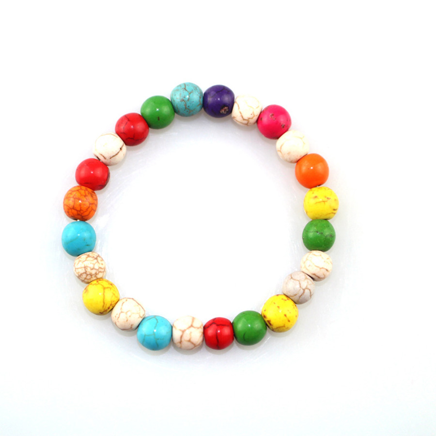 Blue White Green Red Natural Turquoises Stone Bracelet Homme Femme Charms 8MM Men Strand Beads Yoga Bracelets Women
Blue White Green Red Natural Turquoises Stone Bracelet Homme Femme Charms 8MM Men Strand Beads Yoga Bracelets Women