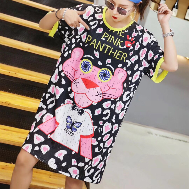 t shirt fashion brand women's 2021 summer cartoon printing elastic mesh loose medium length short sleeve, White
t shirt fashion brand women's 2021 summer cartoon printing elastic mesh loose medium length short sleeve, White