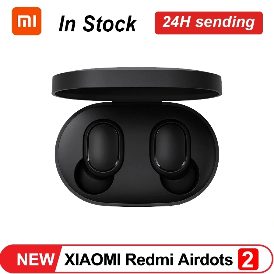 Xiaomi Redmi AirDots 2 Wireless Headphones TWS Earphone Headset Left Right Low Lag Mode Mi True Wireless Stereo Auto Link
Xiaomi Redmi AirDots 2 Wireless Headphones TWS Earphone Headset Left Right Low Lag Mode Mi True Wireless Stereo Auto Link