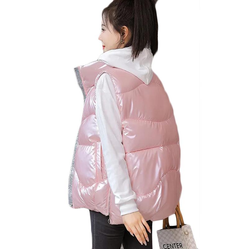 Women's Vests 2021 Glossy Down Cotton Vest Jacket Autumn Winter Jackets Outerwear Loose Plus Size Waistcoat Hooded Parka Overcoat, Black;white
Women's Vests 2021 Glossy Down Cotton Vest Jacket Autumn Winter Jackets Outerwear Loose Plus Size Waistcoat Hooded Parka Overcoat, Black;white