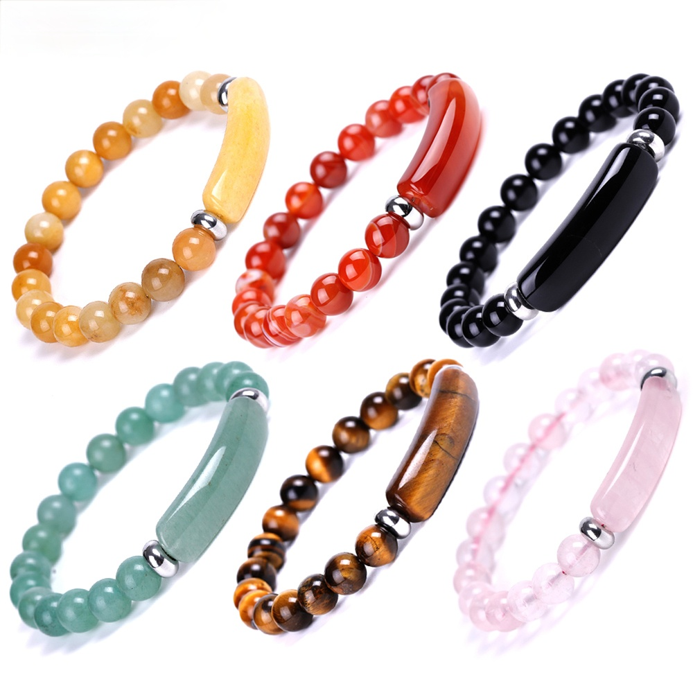 Natural Stone Arch Tiger Eye Black Red Onyx Pink Quartz Bracelet Fashion Women Men Stretch Charm Bangles Jewelry
Natural Stone Arch Tiger Eye Black Red Onyx Pink Quartz Bracelet Fashion Women Men Stretch Charm Bangles Jewelry