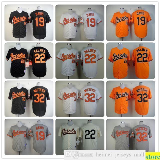 2019th Mens Women Youth Baseball Jerseys 22 Jim Palmer Kids 19 Davis Stitched 32 Matt Wieters Jersey white gray red black top quality
2019th Mens Women Youth Baseball Jerseys 22 Jim Palmer Kids 19 Davis Stitched 32 Matt Wieters Jersey white gray red black top quality