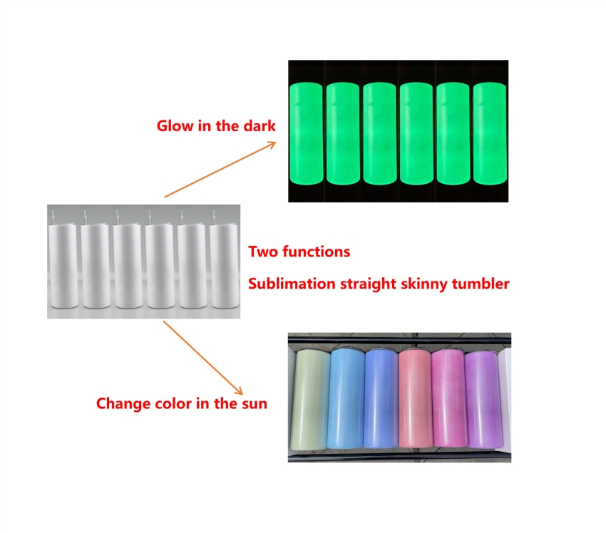 Sublimation Straight Luminous Tumblers and UV color channging Cups Insulation Water Bottle Stainless Coffee Mugs A02, Customize
Sublimation Straight Luminous Tumblers and UV color channging Cups Insulation Water Bottle Stainless Coffee Mugs A02, Customize