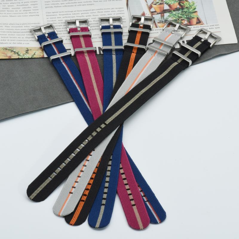 Watch Bands Premium-Grade Nylon French Troops Parachute Bag Nato Elastic Belt Watchband Military Wristwatch 20mm 22mm
Watch Bands Premium-Grade Nylon French Troops Parachute Bag Nato Elastic Belt Watchband Military Wristwatch 20mm 22mm