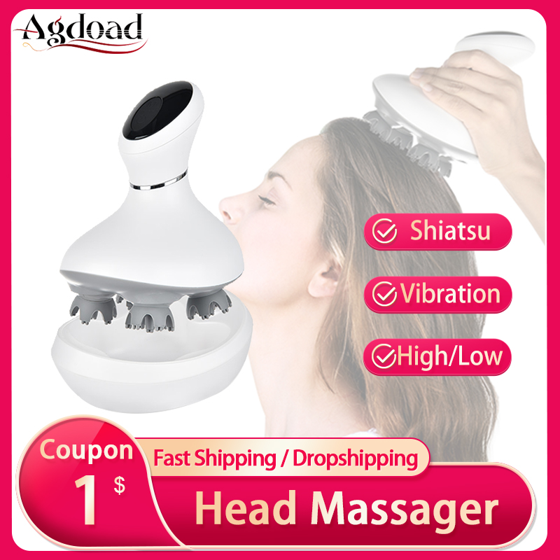 AGDOAD Smart Head Scalp Massager USB Charging Wireless Head Massage Device Stress Relax Body Back Massager for Prevent Hair Loss
AGDOAD Smart Head Scalp Massager USB Charging Wireless Head Massage Device Stress Relax Body Back Massager for Prevent Hair Loss