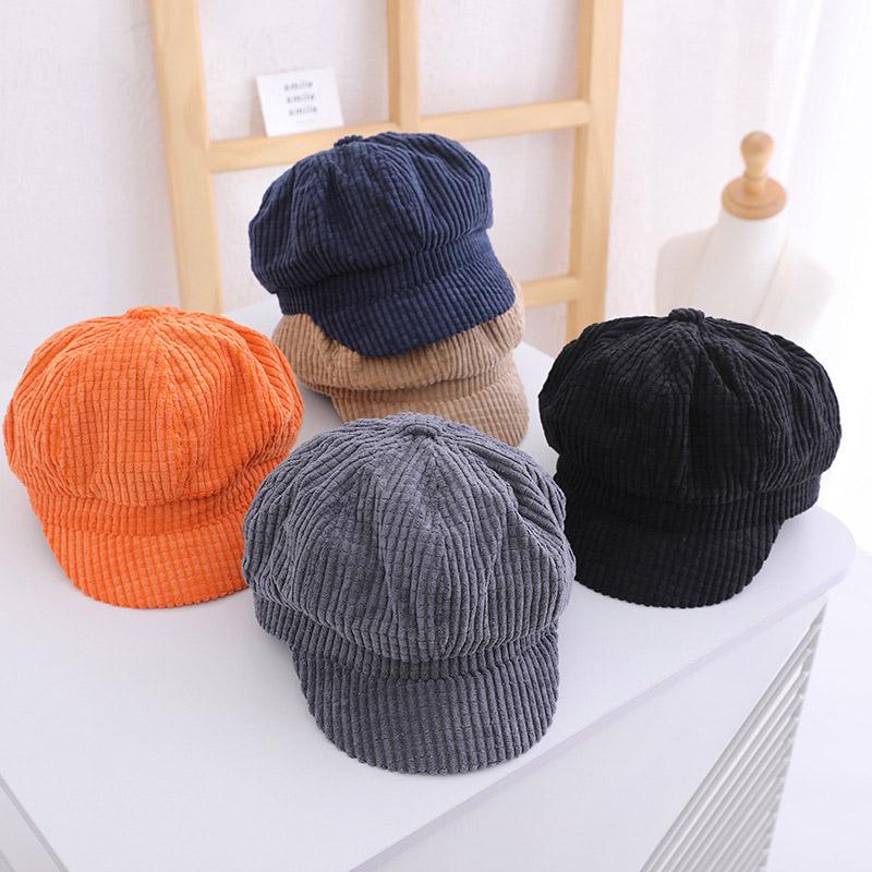 Berets 2021 Autumn And Winter Style Korean Fashion Warmth Boy Girl Baby Solid Color Corduroy Beret Hat Octagonal Cap, Black
Berets 2021 Autumn And Winter Style Korean Fashion Warmth Boy Girl Baby Solid Color Corduroy Beret Hat Octagonal Cap, Black