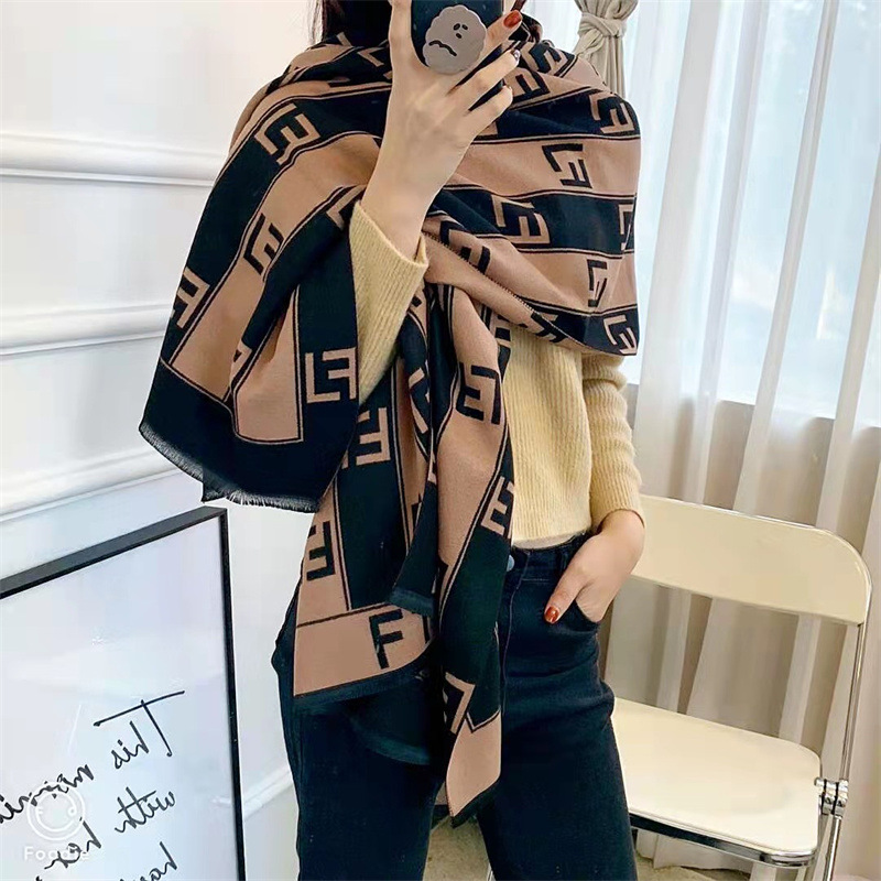 Winter Thicken Warm Imitation Cashmere Jacquard Scarf Women Brand Designer Letters Stripe Print Tassel Scarves Luxury Lady Pashmina Shawl Wr, Blue;gray
Winter Thicken Warm Imitation Cashmere Jacquard Scarf Women Brand Designer Letters Stripe Print Tassel Scarves Luxury Lady Pashmina Shawl Wr, Blue;gray