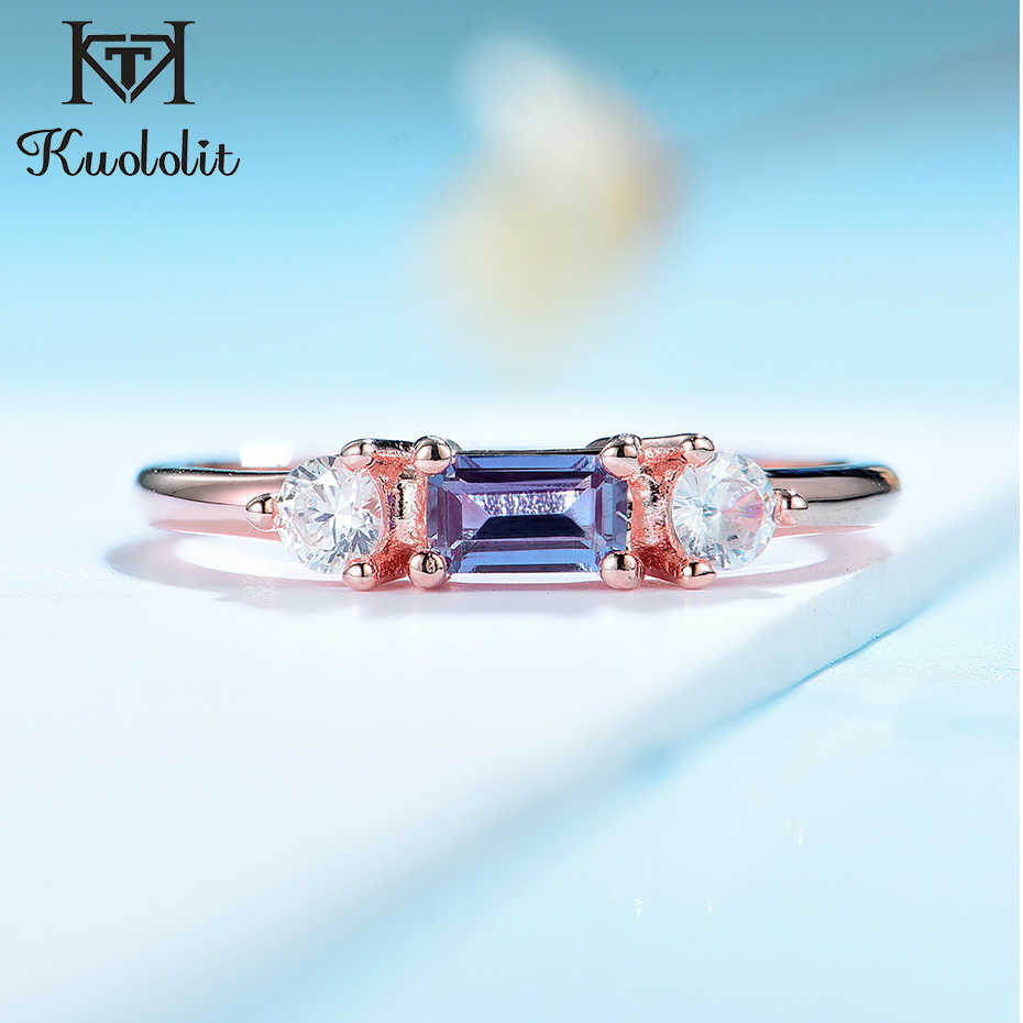 Kuololit Lab Alexandrite Ring for Women Solid 925 Sterling silver Emerald Cut Luxury Jewelry for Wedding Promise Engagement Y0723
Kuololit Lab Alexandrite Ring for Women Solid 925 Sterling silver Emerald Cut Luxury Jewelry for Wedding Promise Engagement Y0723