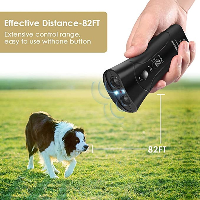 Upgraded Ultrasonic LED Anti Bark Devices Dogs Training Repeller Sonic Antibarking Stop Barking Device Pet Dog Trainer Tool GQ4045586832