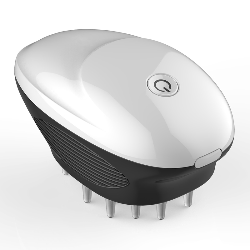 Silicone Electric Scalp Massage Comb for Hair Growth Vibrating Head r Hairbrush Acupuncture Pain X250928