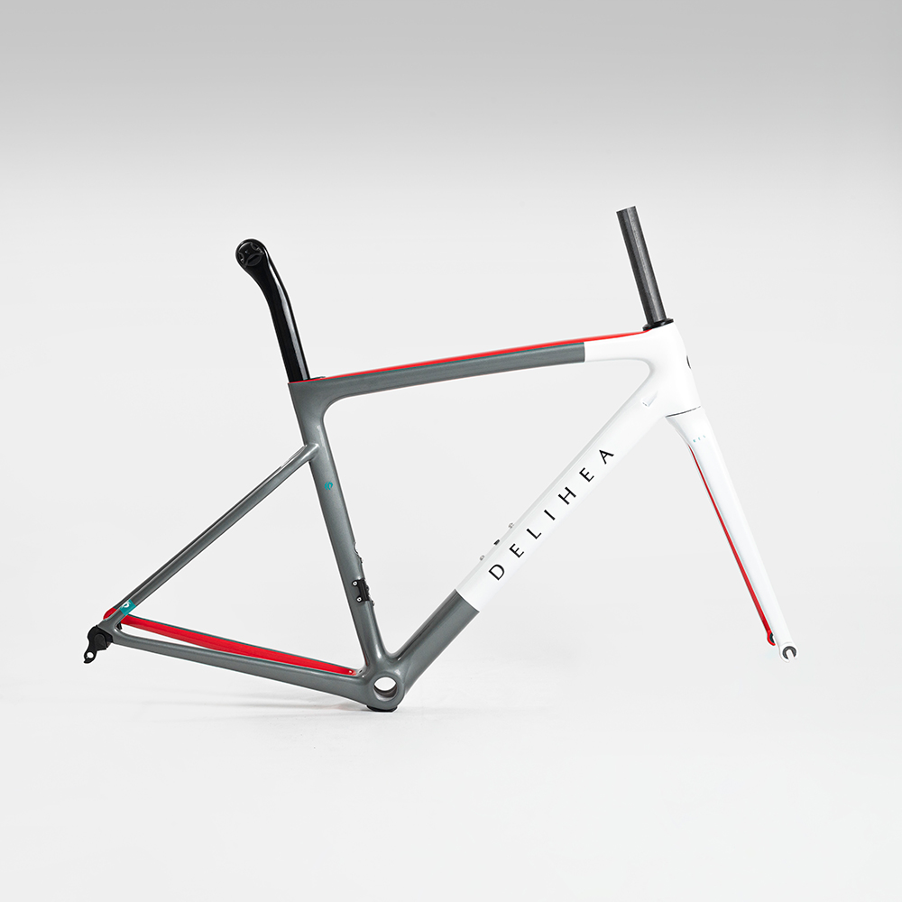 DELIHEA REST RED Rim/Disc Road Bicycle Frameset Carbon Bike Frame Outdoors Cycling Parts, Grey
DELIHEA REST RED Rim/Disc Road Bicycle Frameset Carbon Bike Frame Outdoors Cycling Parts, Grey