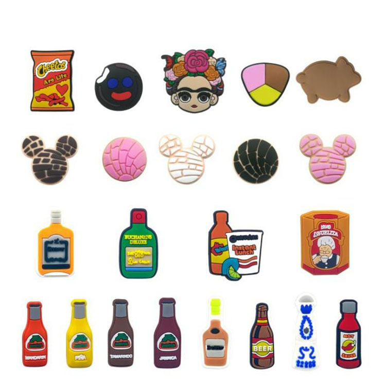 22 pcs custom mexican style pvc shoe charms shoecharm buckles fashion accessories soft rubber jibitz for croc shoes
22 pcs custom mexican style pvc shoe charms shoecharm buckles fashion accessories soft rubber jibitz for croc shoes