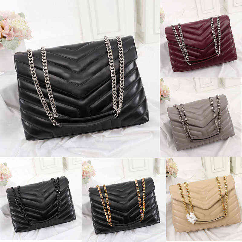 Top Quality real leather bags msenger digner handbags LOULOU stripe square fat Metal chain bag womens handbag large-capacity Bul shoulder
Top Quality real leather bags msenger digner handbags LOULOU stripe square fat Metal chain bag womens handbag large-capacity Bul shoulder