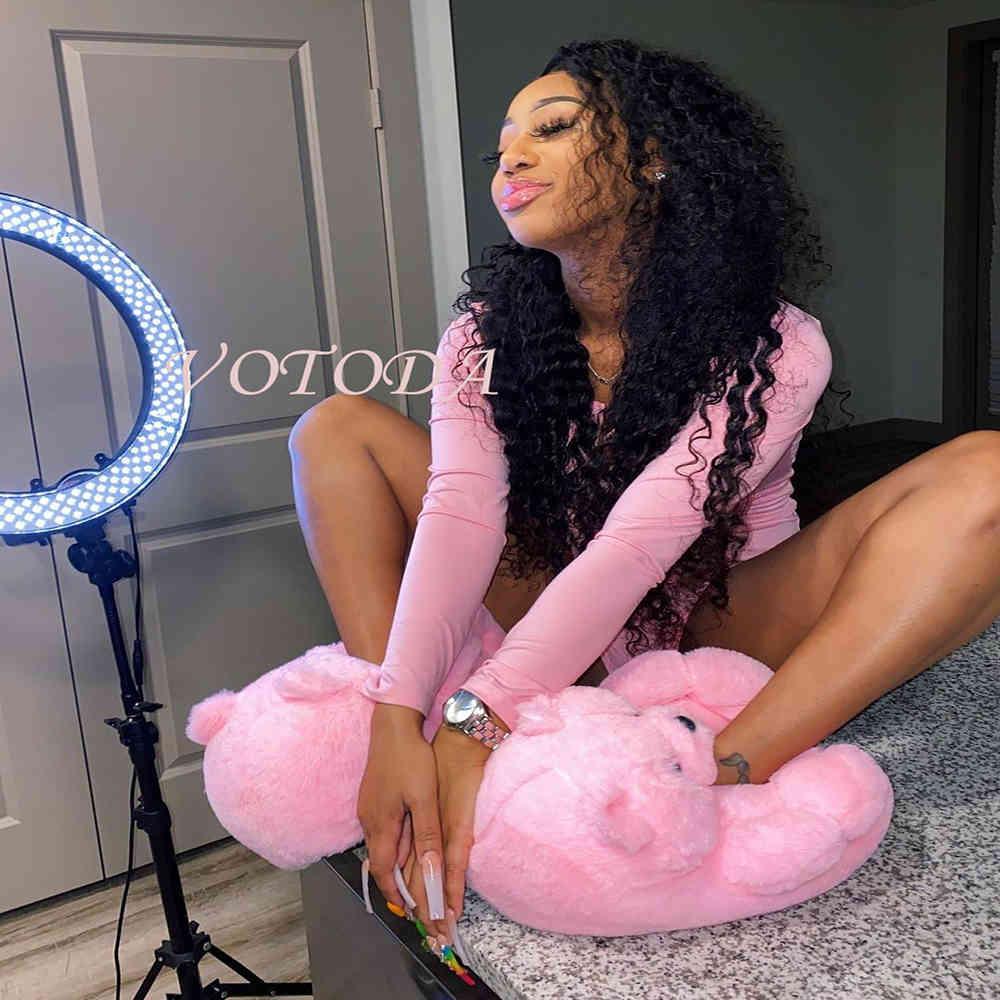 Women House Teddy Bear Slippers Winter Cartoon Plush Home Slipper Warm Funny Indoor Shoes Female Animal RzH DI OR GU CCI YEE ZY, Black
Women House Teddy Bear Slippers Winter Cartoon Plush Home Slipper Warm Funny Indoor Shoes Female Animal RzH DI OR GU CCI YEE ZY, Black