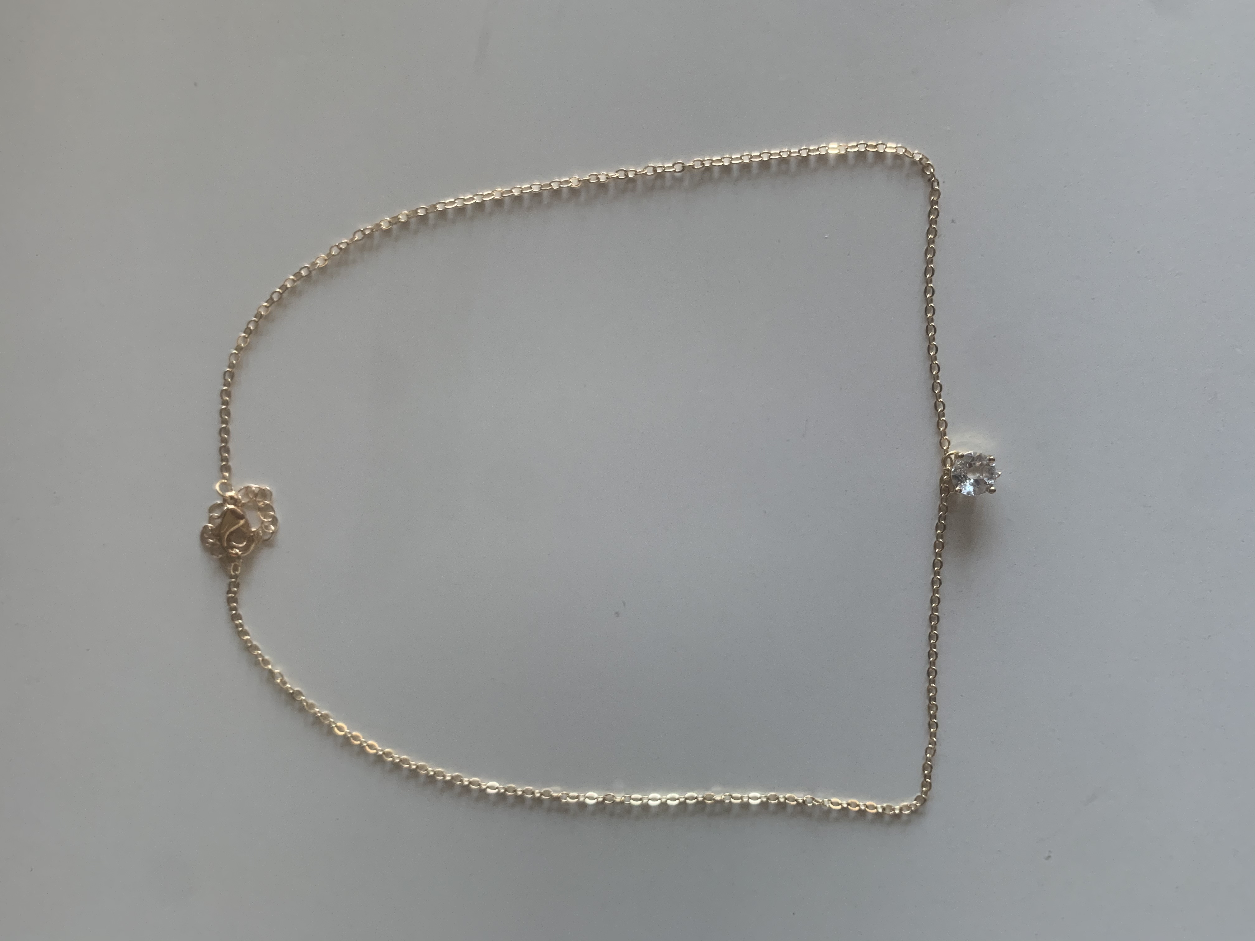 Fashion Gold Diamonds Necklaces Delicate Solitaire Pendant Dainty Pendants Necklace Bridal Jewelry Floating Diamond Jewellery